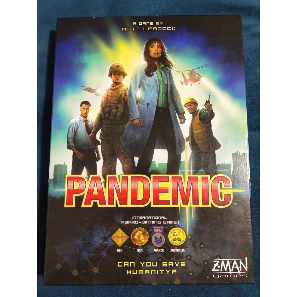 2012 Pandemic Board Game By Z-Man Games 100% Complete